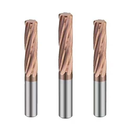 Hochpräzise 6-Flöten-Hartmetall-beschichtete Reibahle, 1–12 mm H7 CNC-Werkzeug for die Metallbearbeitung, 1 Stück(2.3mm) von OGIZQNHA