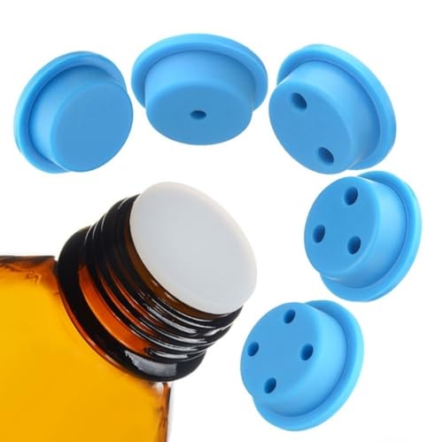 Silikon-Innenstopfen for GL45-Flaschen – 5-teiliges Set mit mehreren Lochoptionen for den Laborgebrauch(4-holes 5pcs) von OGIZQNHA