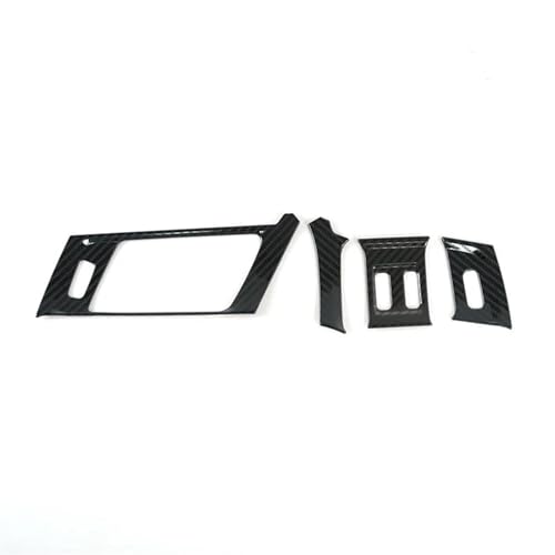 Auto Dekorative Streifen Edelstahl Front Klimaanlage Outlet Rahmen Dekoration Abdeckung Trim Für A6 C8 2019-2022 LHD Auto Styling innen(Kohlenstoff-Look) von OGJFD