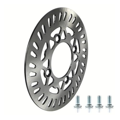 Motorrad Bremsrotoren 190mm 210mm 220mm Stahl Für Dirt Pit Off Road Motorrad Vorne Hinten Rad Disc Bremsscheibe Rotor Platte Installieren Bolzen Schraube Bremsscheibe(220MM Front) von OGJFD
