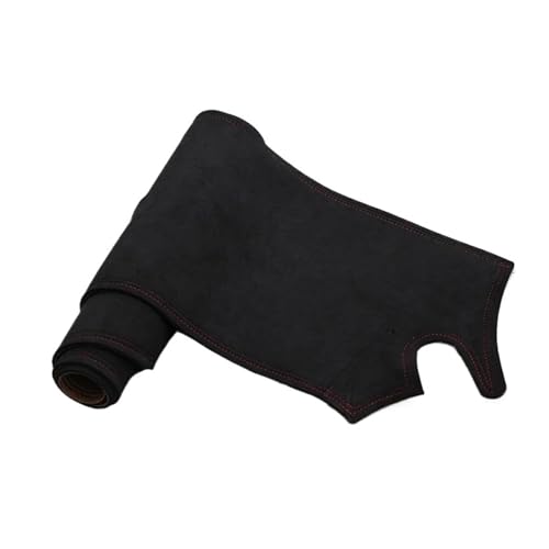 OGJFD Auto-Armaturenbrett-Abdeckung Für VW ID.3 2021 2022 2023 Wildleder Dashmat Dash Matte Abdeckung Dashboard Pad Sonnenschirm Teppich Zubehör Dashboard Matte(Schwarz Rot,RHD) von OGJFD