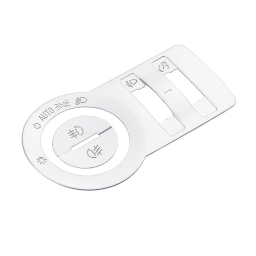 OGJFD Auto Dekorative Streifen 3Pcs Scheinwerfer Taste Abdeckung für Chevy für Malibu für Cruze für Trax Nebel Lampe Schalter Dekoration Aufkleber Trim(Style B) von OGJFD