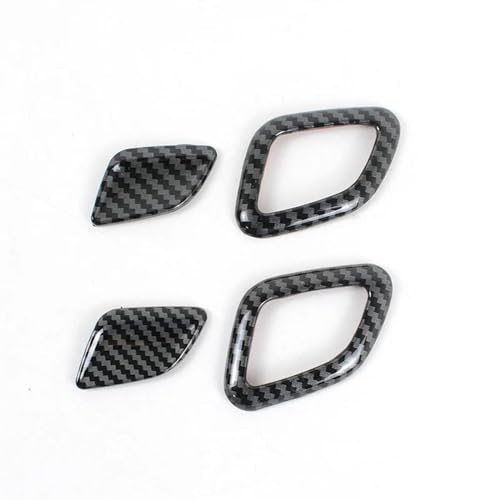 OGJFD Auto Dekorative Streifen Auto Kopf Kissen Einstellung Tasten Aufkleber Dekoration Abdeckung Trim Für X3 3 Serie G20 G01 2020-2022 Innen zubehör(Kohlenstoff-Look) von OGJFD