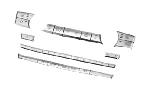 OGJFD Auto Dekorative Streifen Edelstahl Auto Lenkrad Dekoration Rahmen Abdeckung Trim Für X5 E70 2008-2013 Für X6 E71 2009-2014 innen Zubehör(32 Type) von OGJFD