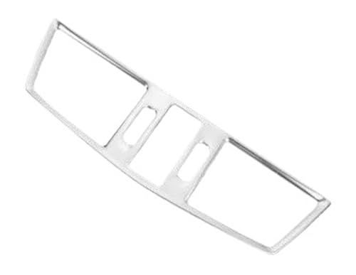 OGJFD Auto Dekorative Streifen Edelstahl Mittelkonsole Klimaanlage Vent Rahmen Dekoration Abdeckung Trim Für Mercedes Für Benz E Klasse W212 2009-2011(Silber) von OGJFD