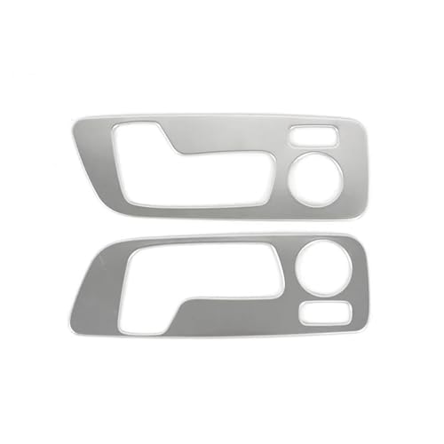 OGJFD Auto Dekorative Streifen Edelstahl Sitzverstellung Tasten Rahmen Dekoration Abdeckung Trim für X3 X4 G01 G02 2018-2022 Auto Styling Innen(Silber) von OGJFD