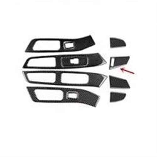 OGJFD Auto Dekorative Streifen Mittelkonsolen-Navigationsrahmen-Dekoration für Volvo S60 V60 2011–2019, RHD, Auto-Styling, Luftauslass-Abdeckungs-Ordnung(11 Pieces) von OGJFD