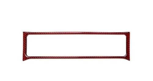 OGJFD Auto Dekorative Streifen Rot Schwarz Zubehör Innen Dekoration Abdeckung Borte Für Ford Für Mustang 2009 2010 2011 2012 2013 Dashboard Auto Aufkleber(Shape D) von OGJFD