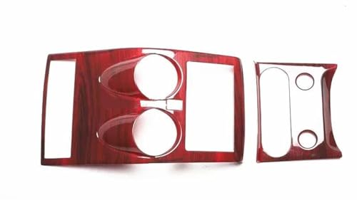 OGJFD Auto Dekorative Streifen Zentrale Steuerung Schreibtisch Navigation Panel Dekorative Rahmen Abdeckung Trim Zubehör Für Nissan Für Qashqai J10 2007-2013 ABS(A Bright) von OGJFD