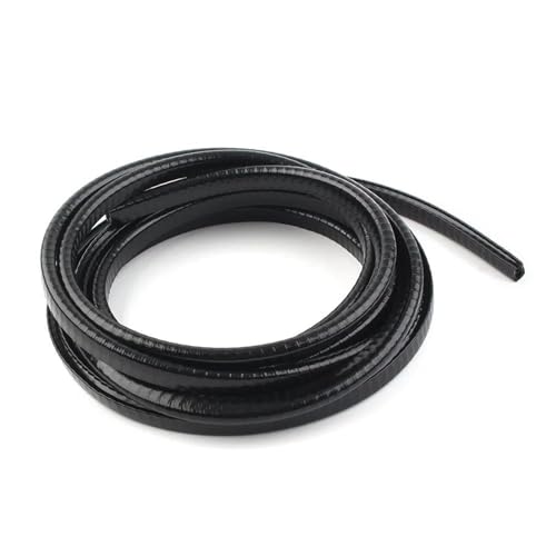 OGJFD Auto Dichtungsstreifen 13Ft Schwarz Universal Auto Gummi Dichtung Trim Molding Streifen Auto Tür Rand Schloss Schutz 400CM Dichtungsstreifen Autotür von OGJFD