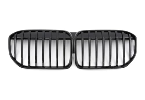 OGJFD Kühlergrill Für 7 Serie G11 G12 730i 740i 750i 740e 730d 2020-2022 Glänzend Schwarz Auto Front Stoßstange Nieren Grille Haube Racing Grills Vorderen Grill(Glänzend schwarz) von OGJFD