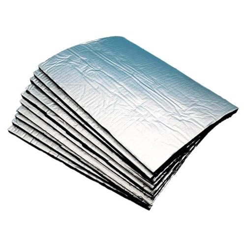 OGJFD Motorraumdämmung 10 stücke 5mm Auto Sound Deadener Wärmedämmung Matte Van Schallschutz Trittschalldämmung Isolierung Matte Auto Haube Lärm Isolator Schallschutz Baumwolle Pad OGJFD Motorraumdämmung 10 stücke 5mm Auto Sound Deadener Wärmedämmung Matte Van Schallschutz Trittschalldämmung Isolierung Matte Auto Haube Lärm Isolator Schallschutz Baumwolle Pad von OGJFD