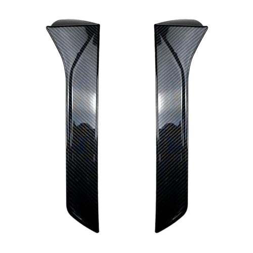 OGJFD Spoiler Wing 2PCS Hinten Fenster Seite Spoiler Flügel Für Seat Für Leon 5F FR Mk3 MK 3,5 2012-2021 Auto Canards Splitter Schwarz/Carbon Auto Heck Spoiler(Kohlenstoff-Look) von OGJFD