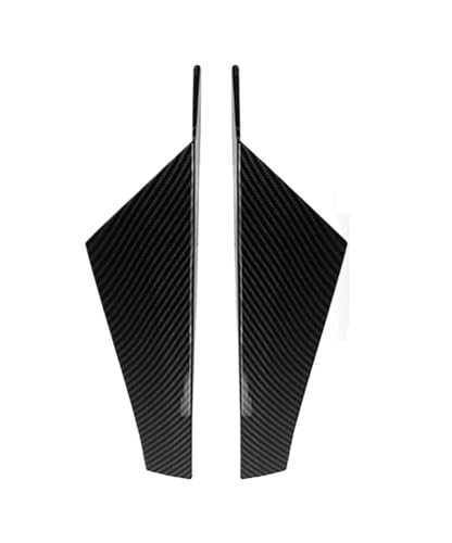 OGJFD Spoiler Wing Für VW Für Golf 8 MK8 MK VIII 2020-2021 Glänzend Schwarz Hinten Fenster Trim Seite Spoiler Flügel Stamm Canard Splitter Abdeckung Lip Auto Heck Spoiler(Kohlenstoff-Look) von OGJFD