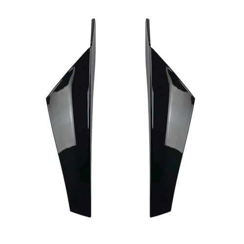 OGJFD Spoiler Wing Für VW Für Golf 8 MK8 MK VIII 2020-2021 Glänzend Schwarz Hinten Fenster Trim Seite Spoiler Flügel Stamm Canard Splitter Abdeckung Lip Auto Heck Spoiler(Schwarz glänzend) von OGJFD