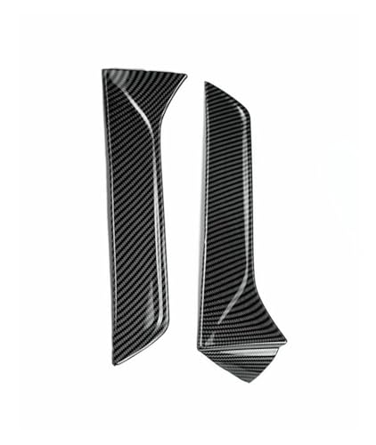 OGJFD Spoiler Wing Hinten Fenster Seite Spoiler Flügel Für Seat Für Leon 5F Mk3 MK3.5 2012-2021 Auto Canards Splitter Schwarz/Carbon Faser Auto Heck Spoiler(Kohlenstoff-Look) von OGJFD