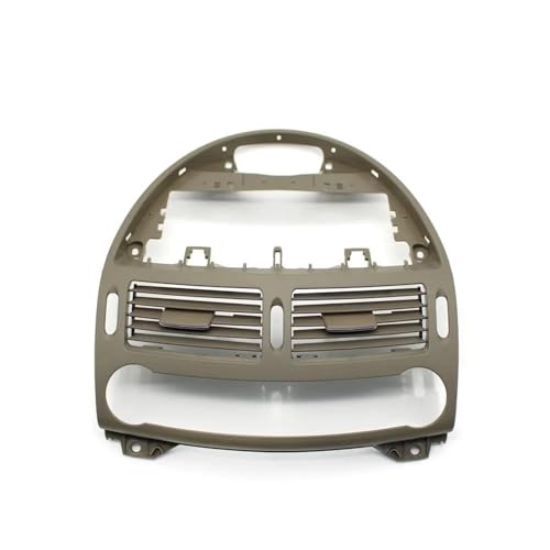 OGJS Lüftungsgitter Auto-Front-Klimaanlage Zentrale AC-Entlüftung Entlüftungsgitter Abdeckung Für Mercedes Für Benz E-Klasse W211 2003-2008 21183000547241 Lüftungsgitter AC Vent(Gelb) von OGJS