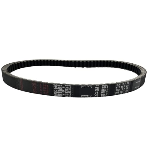 OGLAMGVC Antriebsriemen 818 19,7 28 Roller Moped ATV CVT Faser Für Sym JET4 Fiddle 2/3 SF3 QP125 Orbit CROX 125 150 Antriebsriemen Motorräder von OGLAMGVC