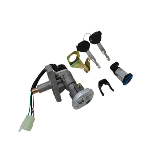 OGLAMGVC Zündschlosssperre Motorrad-Starterschalter Für BWS125 150cc Roller Zündschloss Für Keeway Für Hurricane 50 90 KW50QT-2 QJ50QT-2 RX150 GY6 B718 von OGLAMGVC