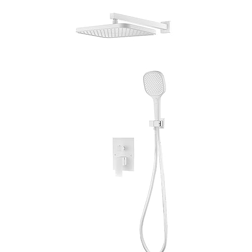 Badezimmer Dusche Wasserhahn Set versteckte Typ 2 Wasserauslassmodi feine Kupferkörper Großgröße Top Spray Duschkopf Haushalt Wasserhähne Badezimmer Dusche Wasserhahn Set versteckte Typ 2 Wasserauslassmodi feine Kupferkörper Großgröße Top Spray Duschkopf Haushalt Wasserhähne von OGLFGLNY