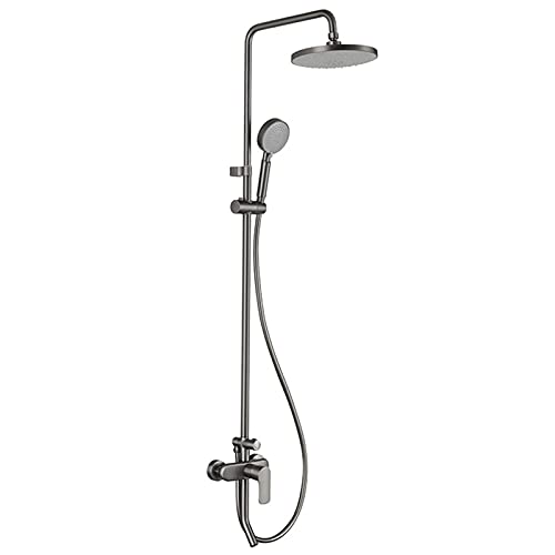 Duscharmature Set Grau, Niederschlagsduschkopf mit Handheld -Sprühduschenset, 3 Funktionen Duschsystem, Badduschenmischer Tap Haushaltarmaturen Duscharmature Set Grau, Niederschlagsduschkopf mit Handheld -Sprühduschenset, 3 Funktionen Duschsystem, Badduschenmischer Tap Haushaltarmaturen von OGLFGLNY