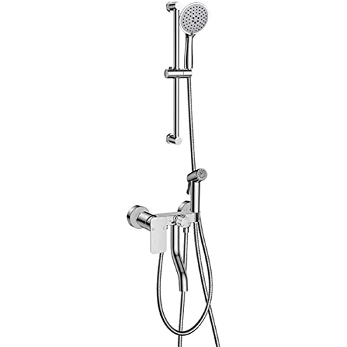 Mixer-Duschsystem 3-Funktion Duschen Duschsystem mit Handheld Dusch- und Sprühduschenset Badewanne Duschmischmischer Einstellbarer Elektroplieren, Haushaltsarmäen Mixer-Duschsystem 3-Funktion Duschen Duschsystem mit Handheld Dusch- und Sprühduschenset Badewanne Duschmischmischer Einstellbarer Elektroplieren, Haushaltsarmäen von OGLFGLNY