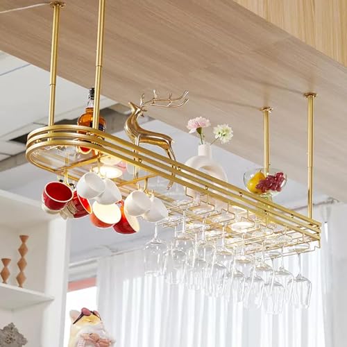 Moderne minimalistische Hängeweinflasche und Glasregal für stilvolle Home -Display und Aufbewahrung Wandmontage Metallweinregal mit schwimmenden Designflächensparende Deckenweinhalter für Bar oder Moderne minimalistische Hängeweinflasche und Glasregal für stilvolle Home -Display und Aufbewahrung Wandmontage Metallweinregal mit schwimmenden Designflächensparende Deckenweinhalter für Bar oder von OGLFGLNY