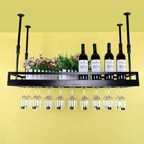 OGLFGLNY Industrielle Weinregal Wand montiert hängende Stammwarenhalter Einstellbare Höhe auf den Kopf nach unten Gobelglas Aufbewahrungsschrank, der die Morgendämmerung verfolgt OGLFGLNY Industrielle Weinregal Wand montiert hängende Stammwarenhalter Einstellbare Höhe auf den Kopf nach unten Gobelglas Aufbewahrungsschrank, der die Morgendämmerung verfolgt von OGLFGLNY