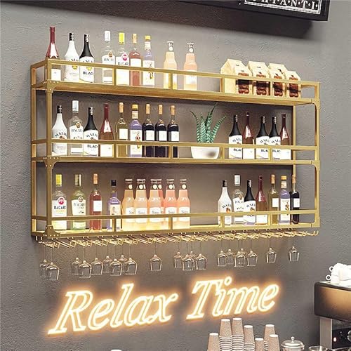 OGLFGLNY Moderne Wandmontageweinglashalter mit Metallhänge -Display Rack Eisenständer für Heimrinkelschrank Lagerung OGLFGLNY Moderne Wandmontageweinglashalter mit Metallhänge -Display Rack Eisenständer für Heimrinkelschrank Lagerung von OGLFGLNY