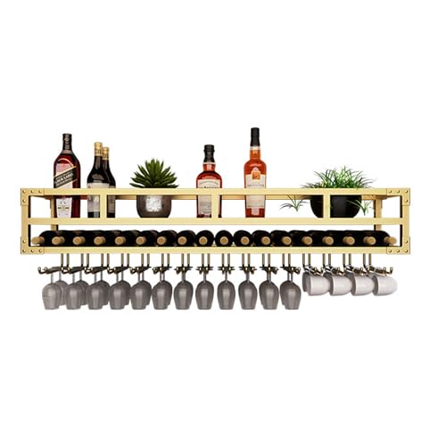 OGLFGLNY Schwimmender Weinglashalterregal mit LED Light Strip Wall -Riegelschrank für Flaschenlager Moderne Barregale mit Glasregalgetränk Ausstellung Nizer OGLFGLNY Schwimmender Weinglashalterregal mit LED Light Strip Wall -Riegelschrank für Flaschenlager Moderne Barregale mit Glasregalgetränk Ausstellung Nizer von OGLFGLNY