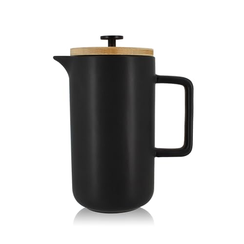 OGO LIVING - Kaffeebereiter 1,3 l - 7912055 - Kaffeebereiter Porzellan schwarz matt von OGO LIVING