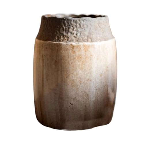 OGOODLE Blumentopf Antike Alte Vase Blumenvasen Haushalt Handgefertigte Grobe Keramik Gläser Blumenarrangement Ornamente Einfacher Übertopf OGOODLE Blumentopf Antike Alte Vase Blumenvasen Haushalt Handgefertigte Grobe Keramik Gläser Blumenarrangement Ornamente Einfacher Übertopf von OGOODLE