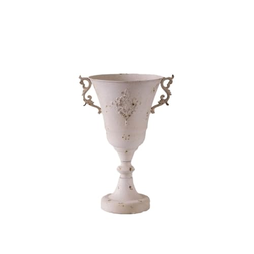 OGOODLE Blumentopf Restaurant Tischdeko Vase Außenhof Trockenblumenvase Retro Altes Handwerk Blumentopf Ornamente Einfacher Übertopf von OGOODLE