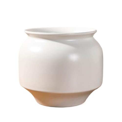 OGOODLE Blumentopf Schlichter Weißer Zen-Orchideen-Bonsai-Blumentopf for Zuhause, Grüne Pflanze, Pflanzbehälter Einfacher Übertopf OGOODLE Blumentopf Schlichter Weißer Zen-Orchideen-Bonsai-Blumentopf for Zuhause, Grüne Pflanze, Pflanzbehälter Einfacher Übertopf von OGOODLE