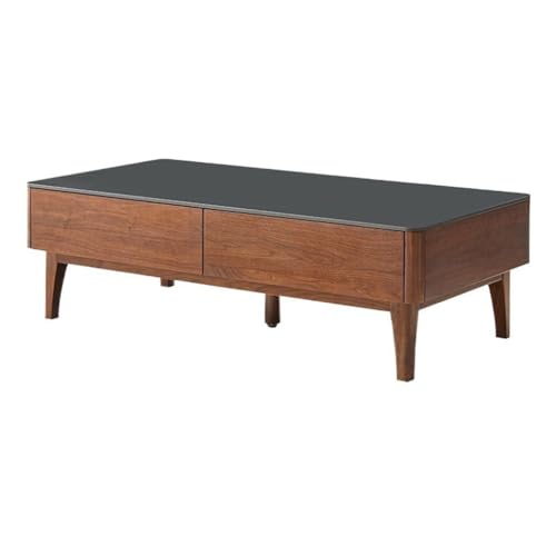 OGOODLE Couchtisch Home Wohnzimmertisch Licht Luxus Lagerung Einfache Kleine Wohnung Massivholz Couchtisch Beistelltisch von OGOODLE