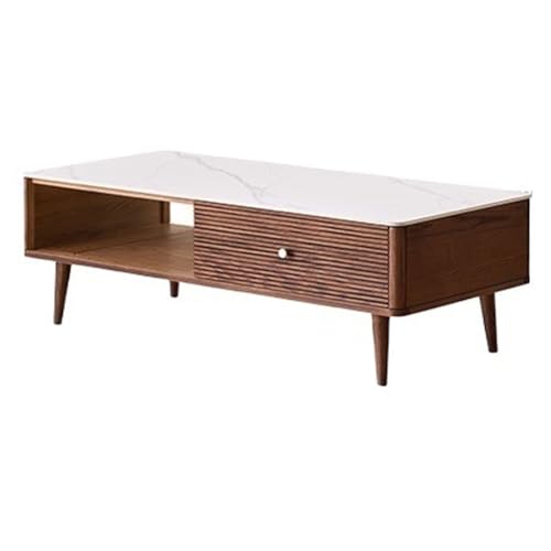 OGOODLE Couchtisch Rock Board Massivholz Couchtisch Nordic Light Luxury Modern Kleine Wohnung Wohnzimmer Home Einfacher Teetisch Beistelltisch von OGOODLE