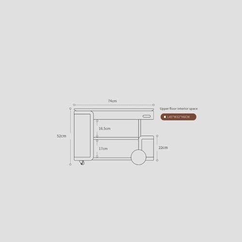 OGOODLE Kleiner Couchtisch, höhenverstellbar, aus Massivholz mit beweglichem Wagen – drehbarer Beistelltisch aus Walnuss, Schwarz für Wohnzimmer und Sofa Beistelltisch OGOODLE Kleiner Couchtisch, höhenverstellbar, aus Massivholz mit beweglichem Wagen – drehbarer Beistelltisch aus Walnuss, Schwarz für Wohnzimmer und Sofa Beistelltisch von OGOODLE
