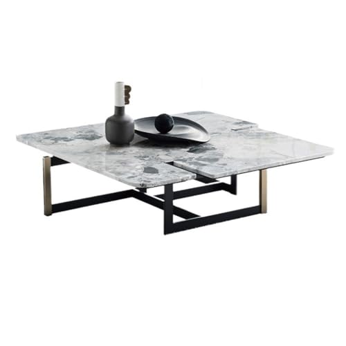 OGOODLE Kleiner Couchtisch Kreativer Leichter Luxus-Teetisch aus Marmor, moderner Teetisch aus Metall, Beistelltisch, Wohnzimmertisch Beistelltisch OGOODLE Kleiner Couchtisch Kreativer Leichter Luxus-Teetisch aus Marmor, moderner Teetisch aus Metall, Beistelltisch, Wohnzimmertisch Beistelltisch von OGOODLE