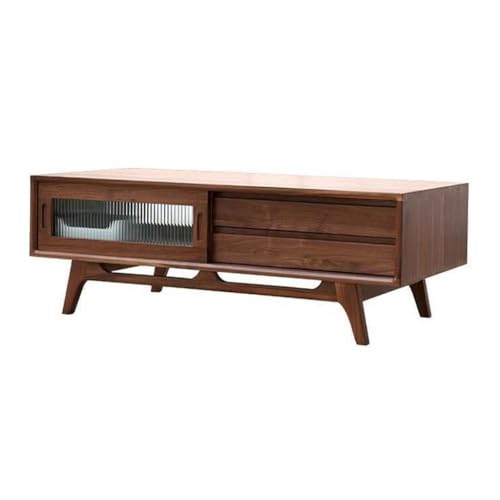 OGOODLE Kleiner Couchtisch Massivholz-Teetisch, Holz-Teetisch, Holz, kleine Wohnung, nordisches modernes Wohnzimmer, rechteckige Glasmöbel Beistelltisch OGOODLE Kleiner Couchtisch Massivholz-Teetisch, Holz-Teetisch, Holz, kleine Wohnung, nordisches modernes Wohnzimmer, rechteckige Glasmöbel Beistelltisch von OGOODLE