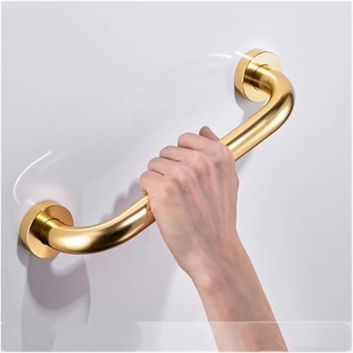 Haltegriff Badewannenstangen Schwarz/Gold/Antik/Silber Badezimmer-Sicherheitsgriff Treppen Barrierefreie Toiletten-Haltegriffe(Large,40cm) von OGYJMSFN