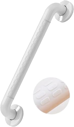 Haltegriff Badezimmer-Handlauf, Dusch-Haltegriff, Bad-WC, stabiler Sicherheitsgriff aus Edelstahl, rutschfester Griff for Badewanne und Toilette(Light Green,68CM) von OGYJMSFN