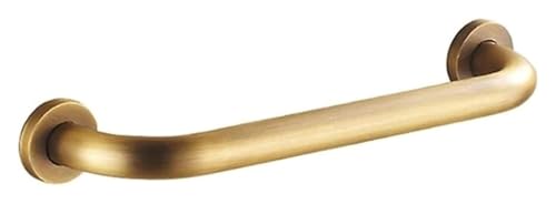 Haltegriff Badezimmer-Handlauf, an der Wand montierter Haltegriff aus gebürstetem Messing, rutschfeste Sicherheitsstützgriffe, Haltegriffe for ältere Menschen/Duschhilfe von OGYJMSFN