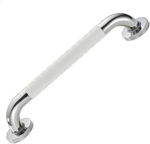 Haltegriff Badezimmer-Handlauf-Armlehne, rutschfester Duschgriff, tragbares Nylon for die Toiletten-Edelstahlstütze(Light Green,58Cm) von OGYJMSFN