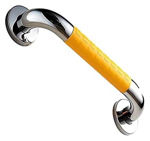 Haltegriff Badezimmer-Sicherheitshandlauf aus poliertem Chrom 304 Edelstahl for Badewanne und Toilette, rutschfester Halt, Handtuchhalter von OGYJMSFN