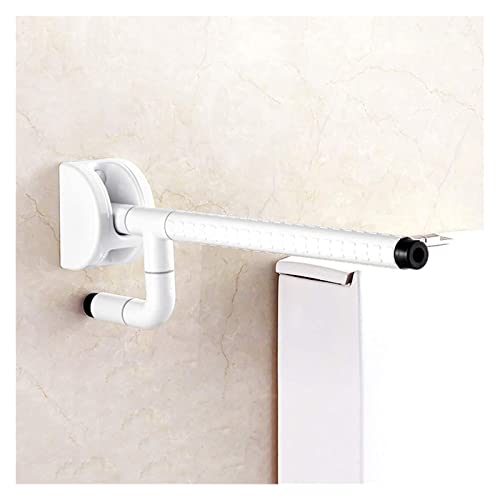 Haltegriff Faltbare freistehende Toiletten Wandhalterung Nylon Edelstahl Haltegriffe Sicherheit Flip Up Griff Anti-Rutsch-Balance von OGYJMSFN
