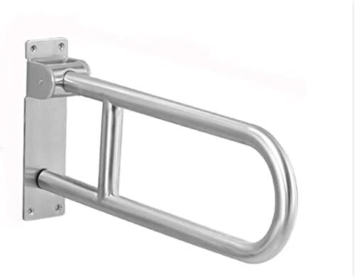 Haltegriff Haltegriff Badewannengriff Klappbarer U-förmiger Edelstahl-Barrierefreier Toilettenhandlauf Die Armlehne for Behinderte und ältere Menschen von OGYJMSFN