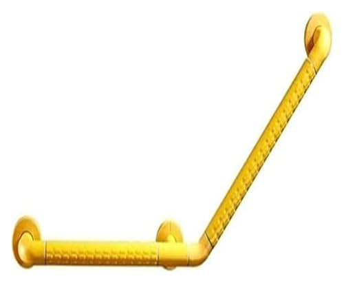 Haltegriff Haltegriff Badezimmer Armlehne Sicherheitshandläufe Dusche Gebogene Unterstützung Edelstahl Badewanne Anti-Rutsch Handtreppen(Natural,40Cm) von OGYJMSFN