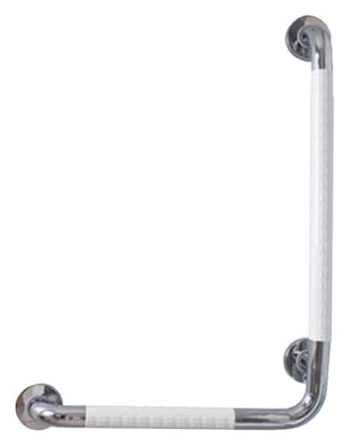 Haltegriff Haltegriff Badezimmer L-förmiger Badewannenhandlauf Sicherheit Ältere Menschen Behinderte Barrierefreier Griff Rutschfeste Armlehne(Light Green,Right50*70cm) von OGYJMSFN