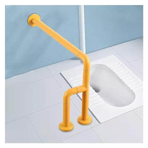 Haltegriff Haltegriff Handicap-Schienen Edelstahl-Handlauf Sicherheitsstange Unterstützung Assist Bar for Behinderte Ältere Montierte Badewannengriffe(Yellow,60x50cm/23.62x19.69in) von OGYJMSFN