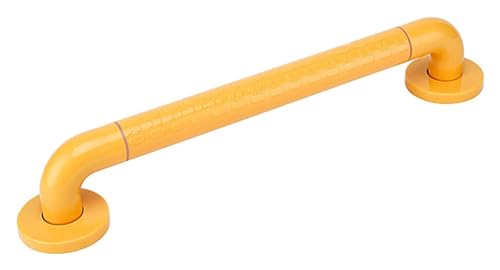 Haltegriff Haltegriff Sicherheitshaltegriffe Duschgriff aus Edelstahl 304 Rutschfeste Badewanne mit Sicherheitshandlauf mit leuchtenden Kreisen(Yellow,40cm) von OGYJMSFN